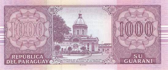 1000 Guaranies p222b 2005